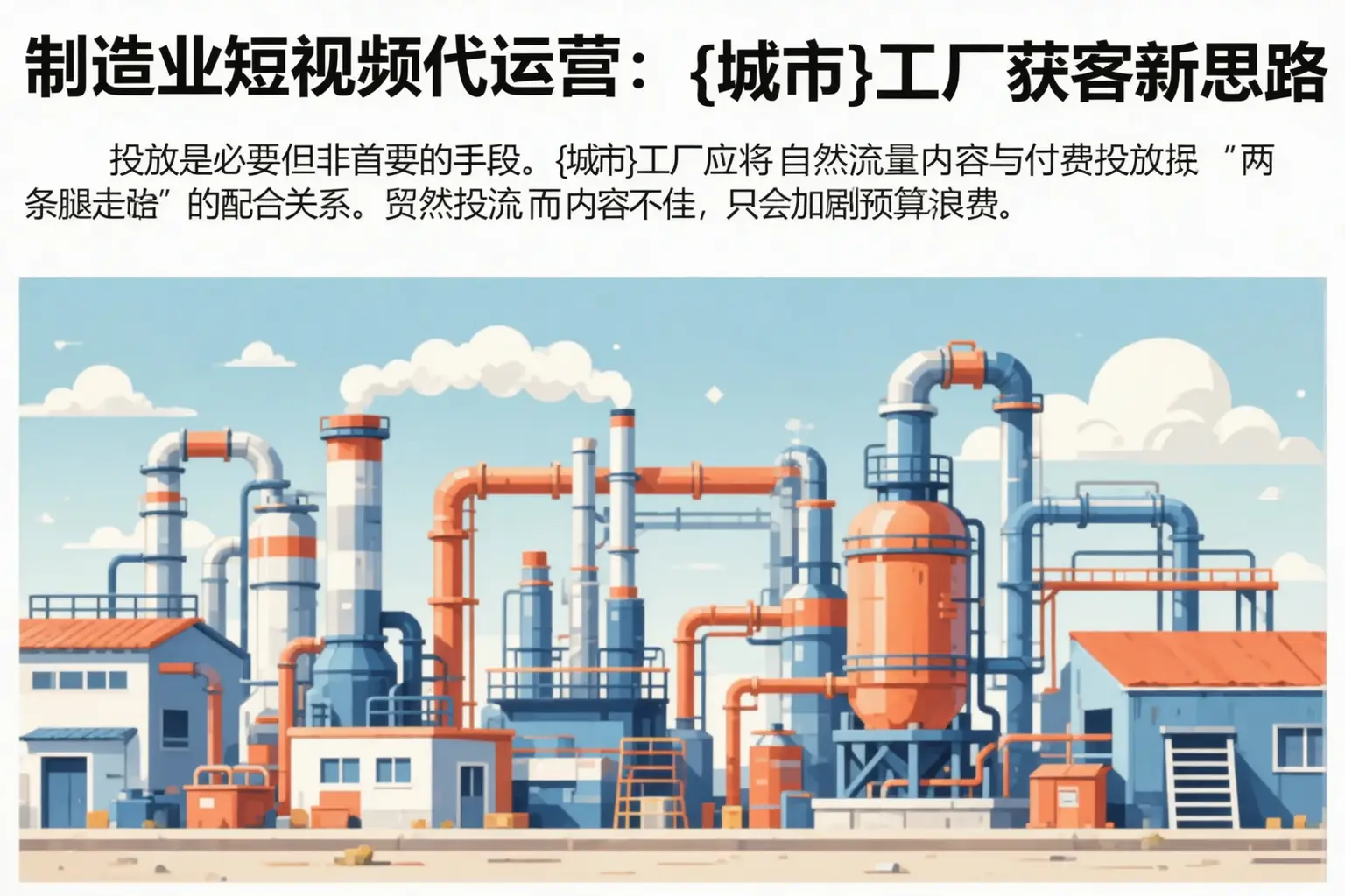 制造业短视频代运营：昭苏工厂获客新思路